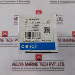 Omron H3Ba-n8 Solid State Timer Relay 110Vac 50/60Hz 0-30 Sec 5A 250Vac