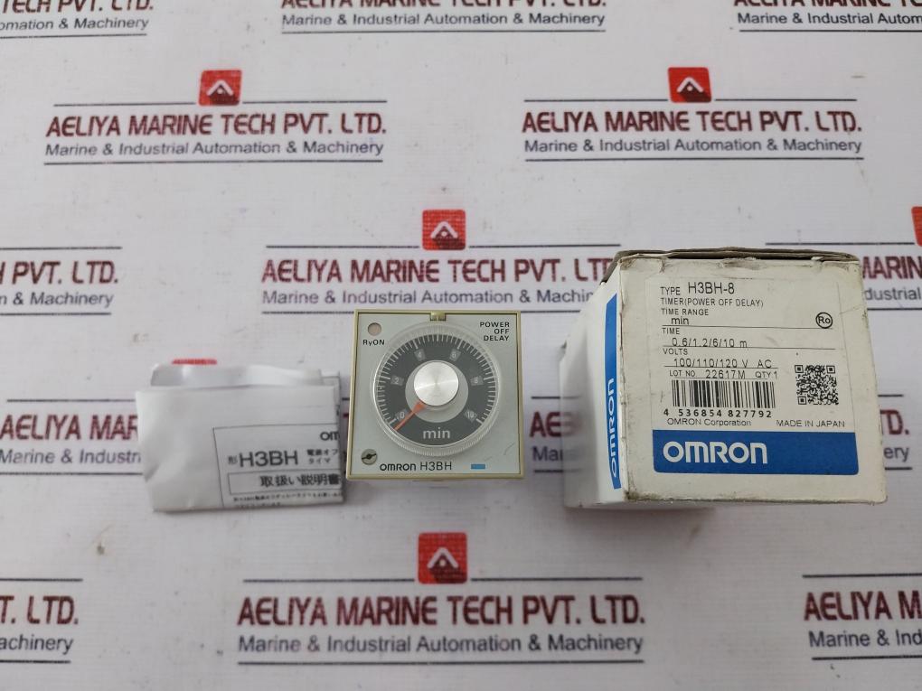 Omron H3bh-8 Ac100/110/120v 0.5s-10s Timer