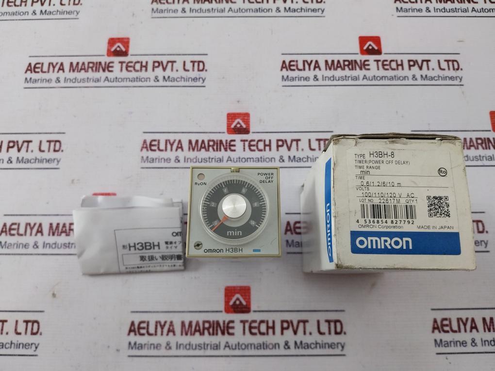 Omron H3Bh-8 Ac100/110/120V 0.5S-10S Timer