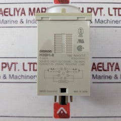 Omron H3Bh-8 Ac100/110/120V 0.5S-10S Timer
