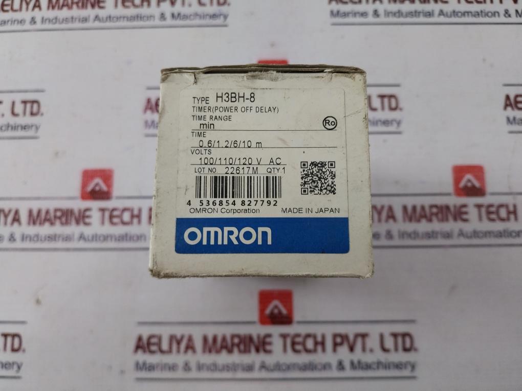 Omron H3Bh-8 Ac100/110/120V 0.5S-10Min Timer