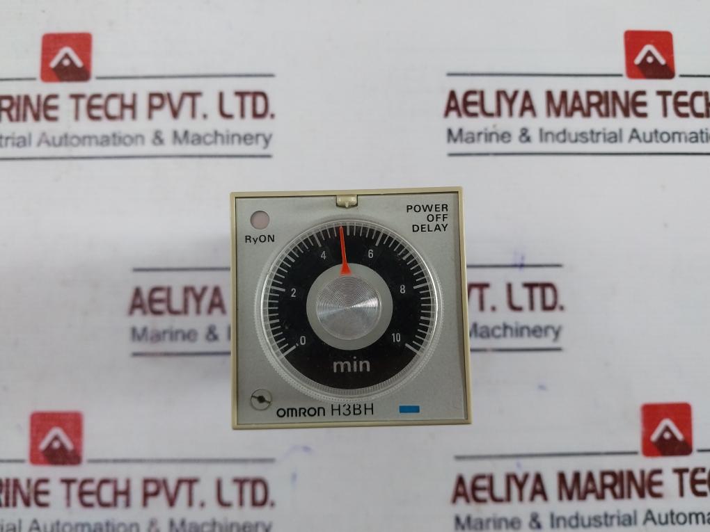 Omron H3Bh-8 Power-off Delay Timer H3Bh 0.5 To 10 Min 100/110/120Vac 50/60Hz