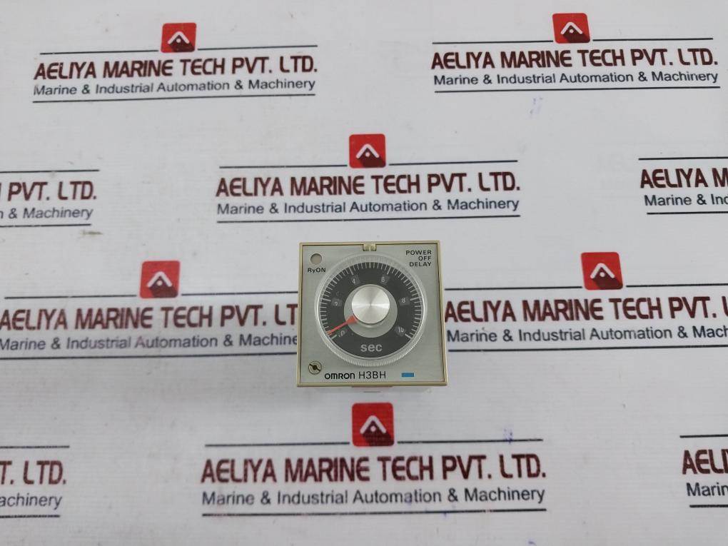 Omron H3Bh-8 Power Off Delay Timer 100/110/120Vac 50/60Hz 0.5 To 10Sec