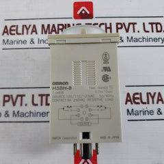 Omron H3Bh-8 Power Off Delay Timer 100/110/120Vac 50/60Hz 0.5 To 10Sec