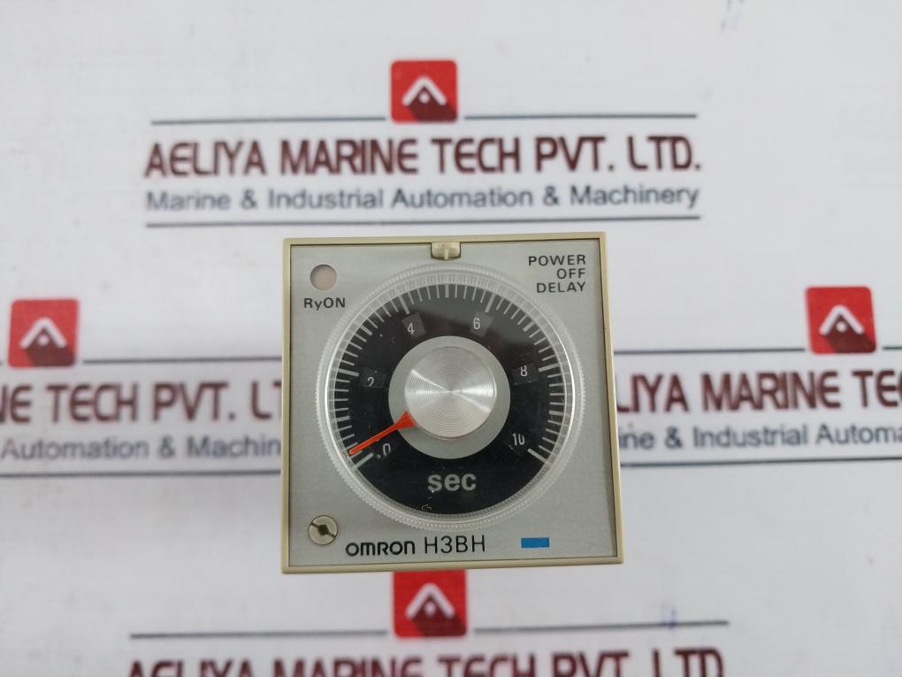 Omron H3Bh-8 Power Off Delay Timer 100/110/120Vac 50/60Hz 0.5 To 10Sec