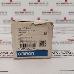 Omron H3bh-8 Power Off Delay Timer 100/110/120vac 50/60hz 0.5 To 10 Sec 5a 250vac