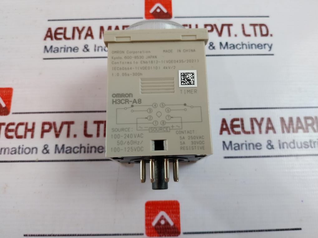 OMRON H3CR-A8 Multi Timer Relay 100/240 VAC 50/60HZ
