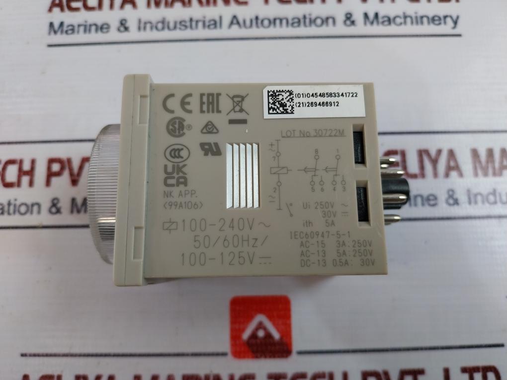 OMRON H3CR-A8 Multi Timer Relay 100/240 VAC 50/60HZ