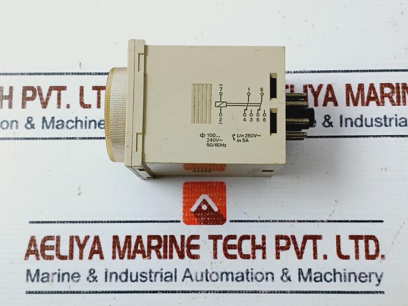 Omron H3CR-A8 Solid-state Multi-functional Timer 0 To 30 Min, 5A 100 To 240vac