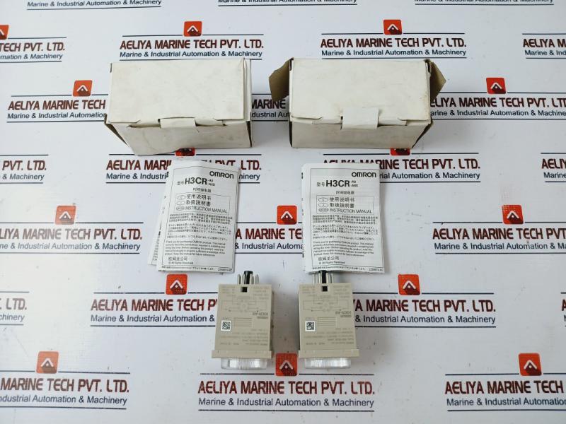Omron H3Cr-a8 Solid State Multi Functional Timer Relay 100-240 Vac/Dc