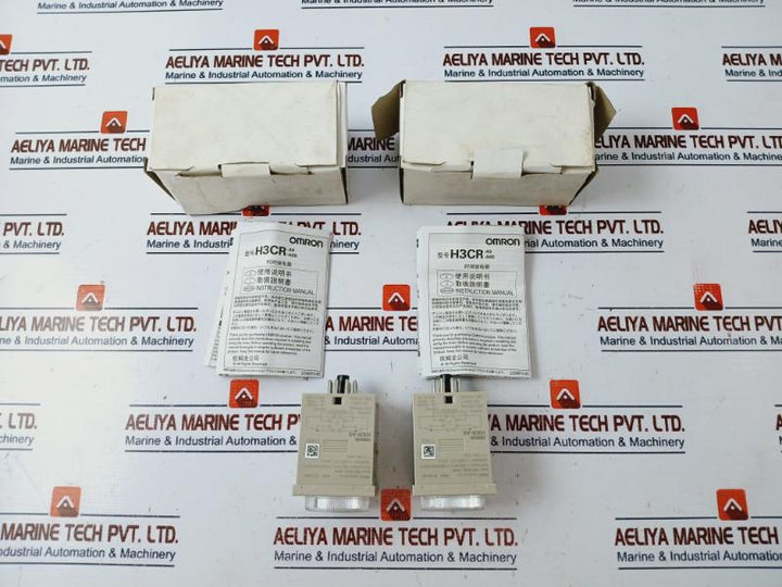 Omron H3Cr-a8 Solid State Multi Functional Timer Relay 100-240 Vac/Dc