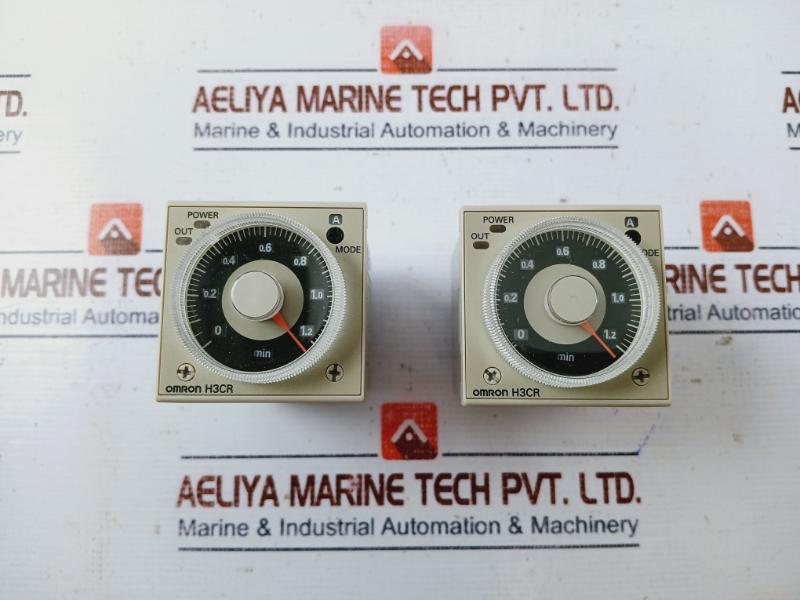 Omron H3Cr-a8 Solid State Multi Functional Timer Relay 100-240 Vac/Dc