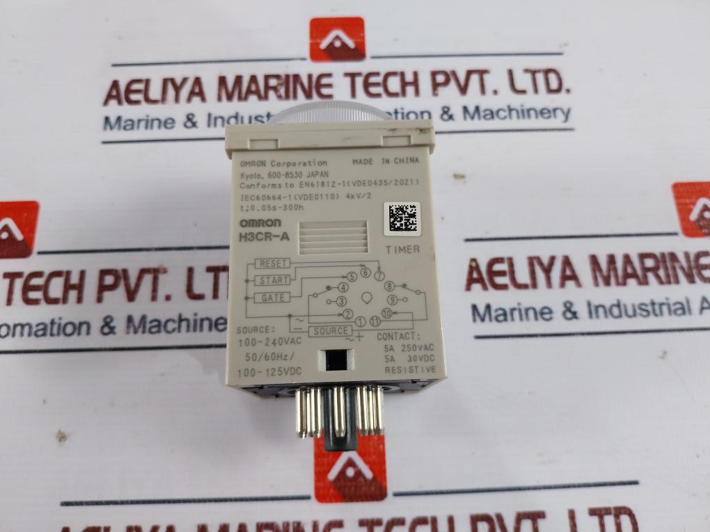 Omron H3Cr-a Multi-range Timer 0.05 Seconds To 300 Hours 5A 250Vac