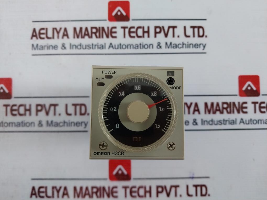 Omron H3Cr-a Solid State Multifunctional Timer H3Cr 0.05S-300H 24-48Vac ~ 50/60Hz