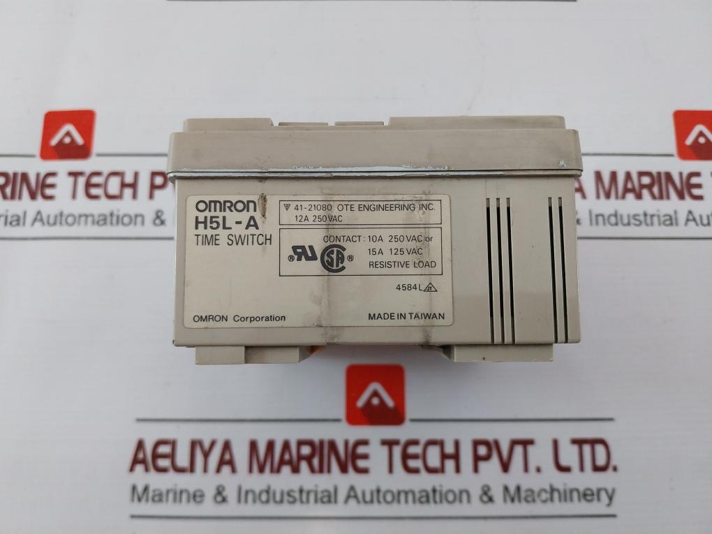 Omron H5L-a Time Switch 12A 250Vac 10A 250 Vac 50/60Hz 4584L