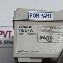 Omron H5L-a Time Switch 12A 250Vac 50/60Hz
