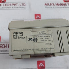 Omron H5L-a Time Switch 15A 250Vac 100 To 240Vac 50/60Hz 2365560-2B