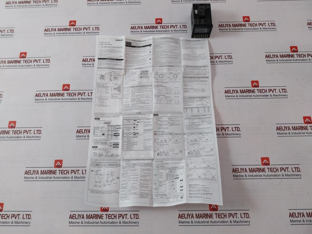 Omron H7Cx-r11-n Digital Tachometer 12Vdc 1/3Hp 240Vac 50/60Hz