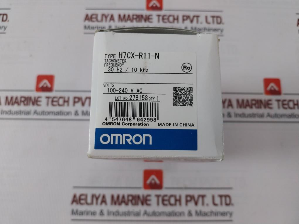 Omron H7Cx-r11-n Digital Tachometer 12Vdc 1/3Hp 240Vac 50/60Hz