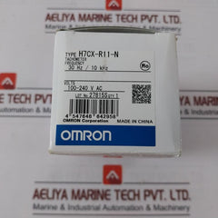 Omron H7Cx-r11-n Digital Tachometer 12Vdc 1/3Hp 240Vac 50/60Hz