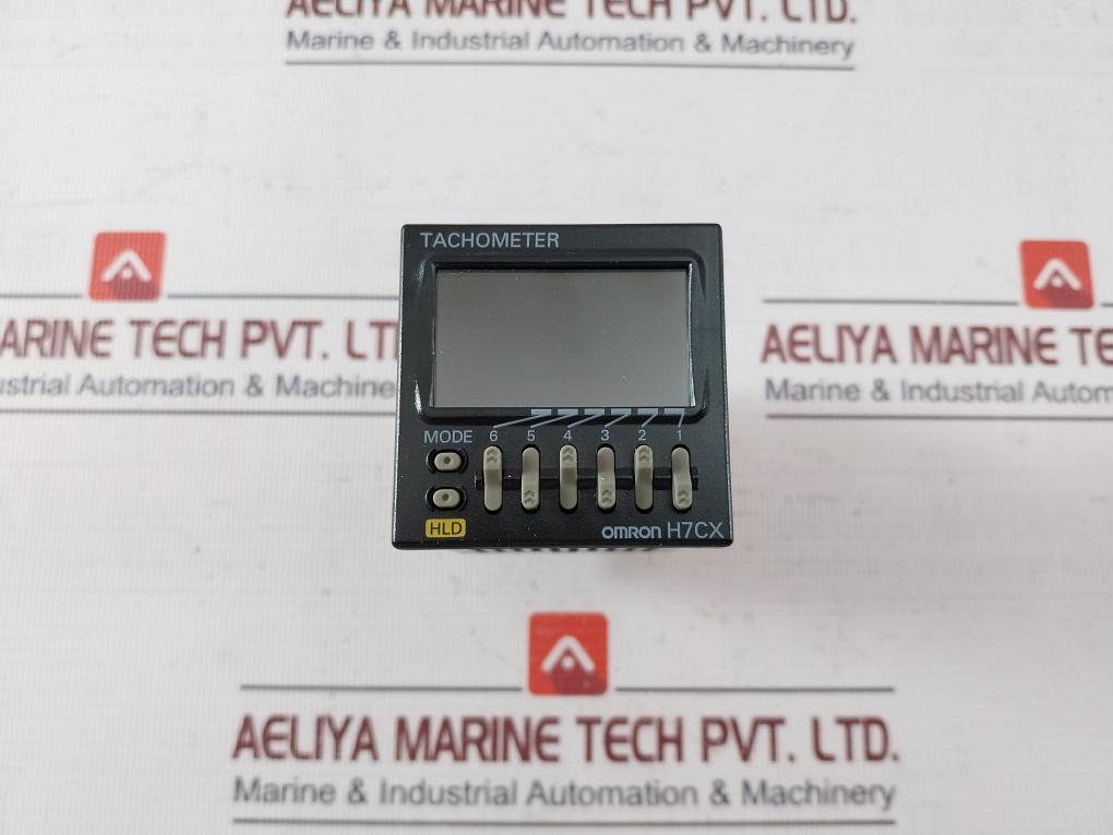 Omron H7Cx-r11-n Digital Tachometer 12Vdc 1/3Hp 240Vac 50/60Hz