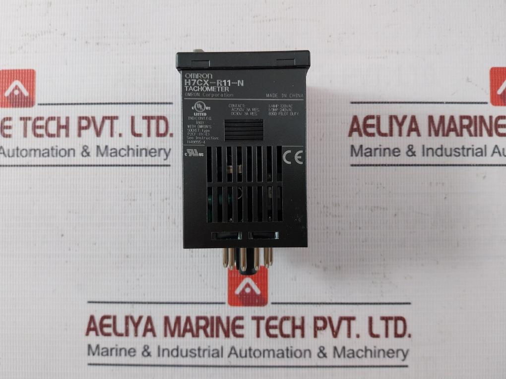 Omron H7Cx-r11-n Digital Tachometer 12Vdc 1/3Hp 240Vac 50/60Hz
