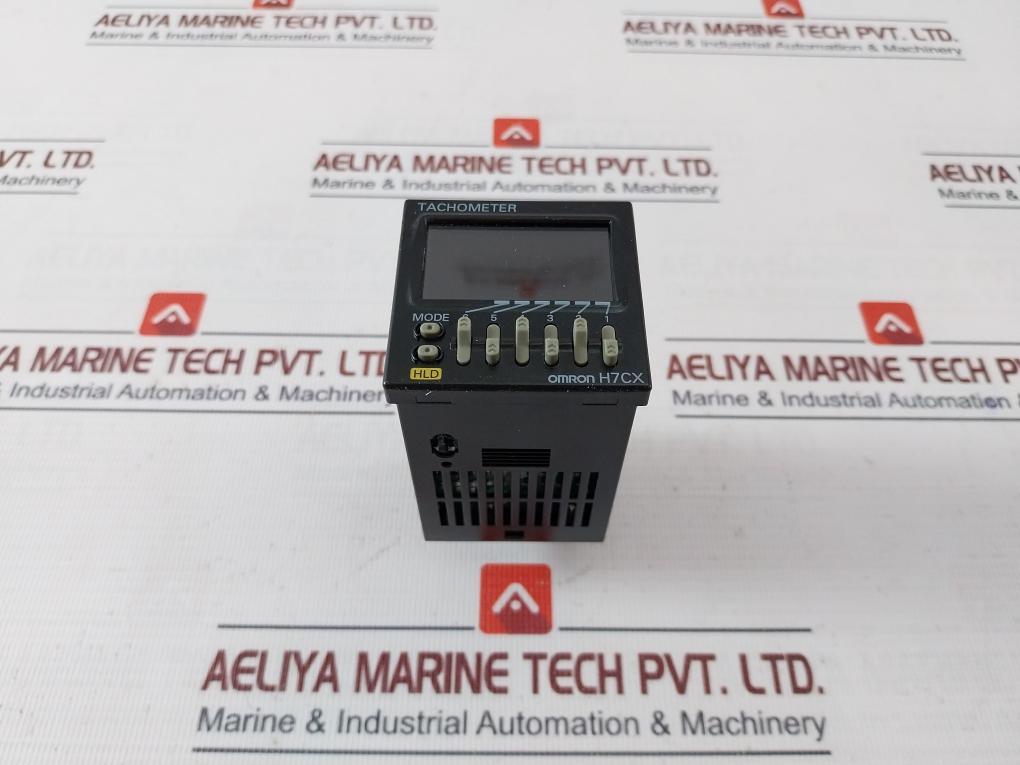 Omron H7Cx-r11-n Digital Tachometer 12Vdc 1/3Hp 240Vac 50/60Hz