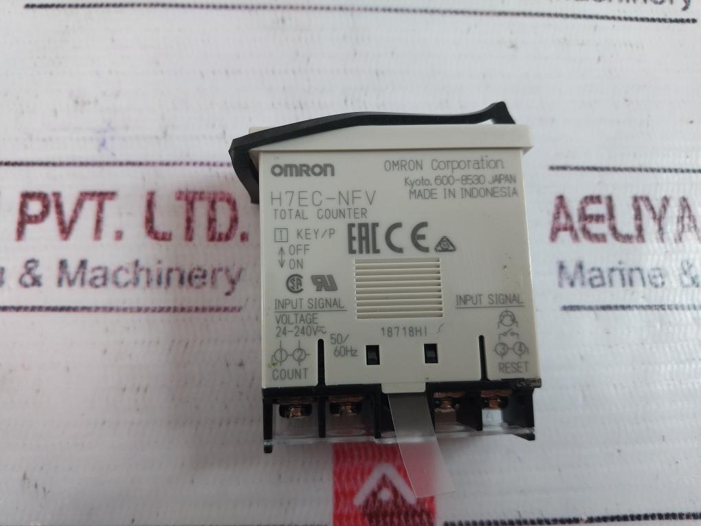 Omron H7Ec-nfv Total Counter 24-240V~ 50/60Hz