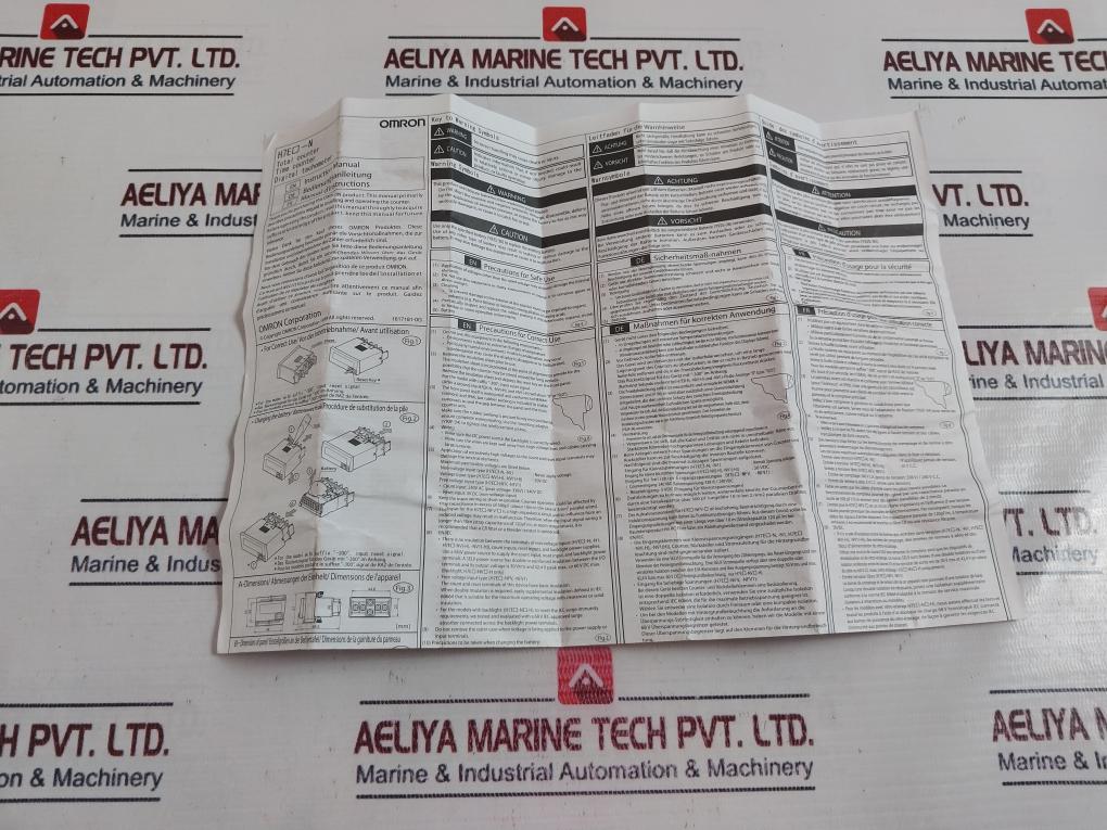 Omron H7Ec-nfv Total Counter 24-240V~ 50/60Hz