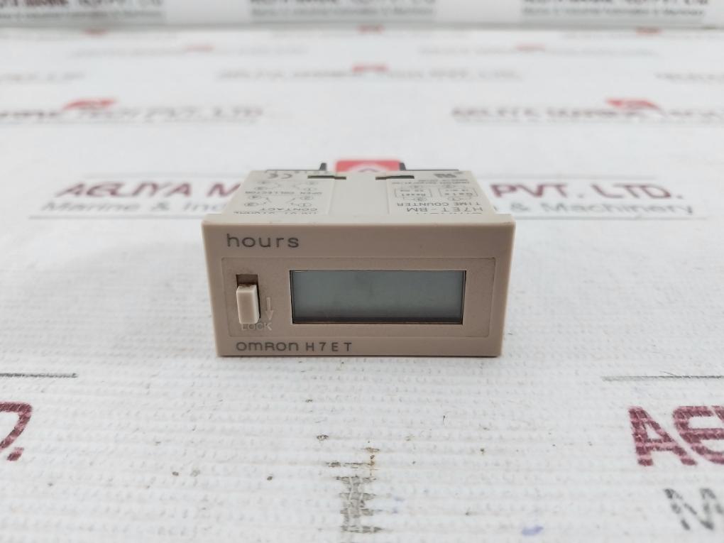 Omron H7Et-bm Time Counter Hour Meter Digital Display
