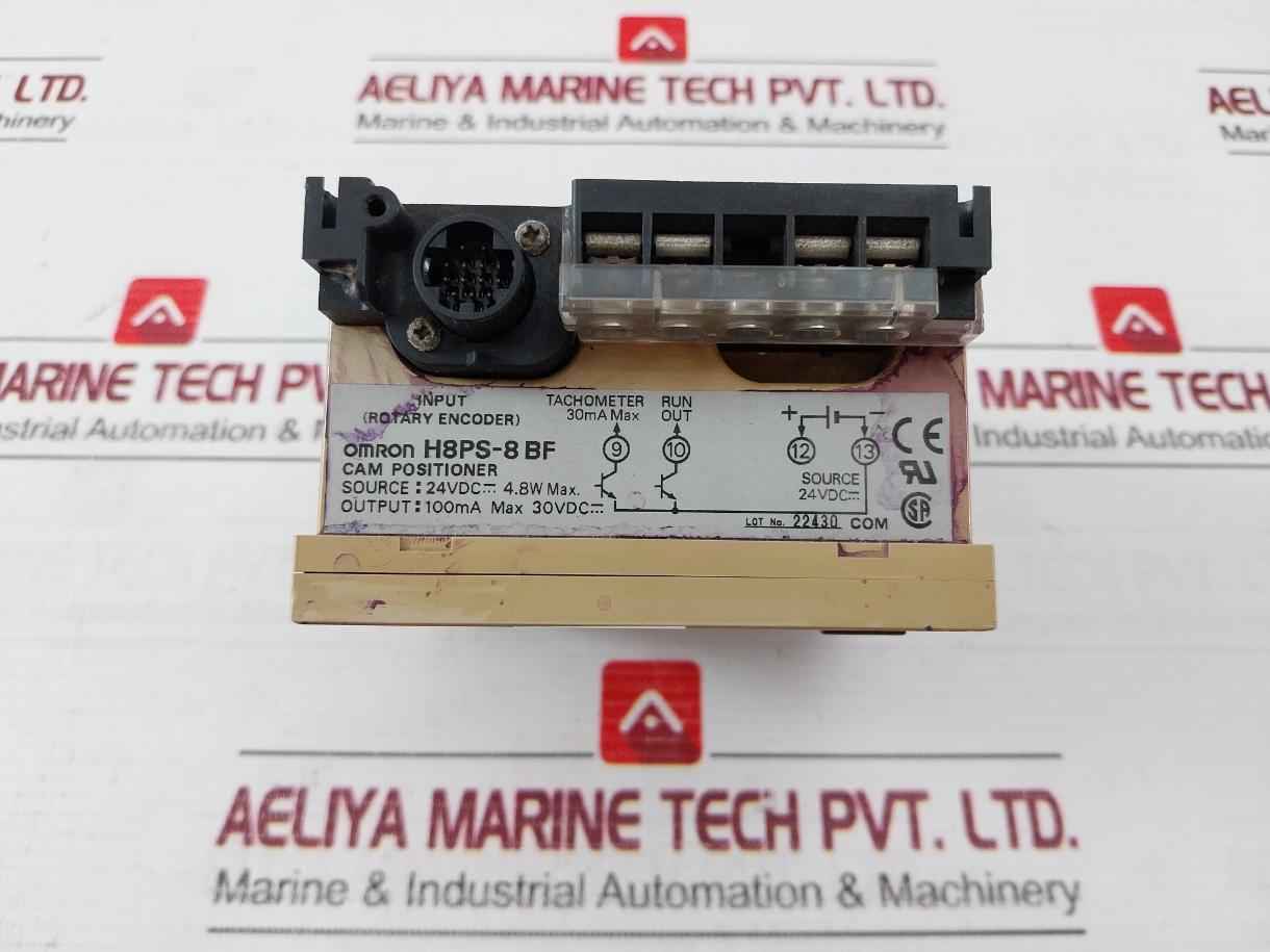 Omron H8Ps-8 Bf Cam Positioner 24Vdc 4.8W Max 30Ma Max (Not Working)