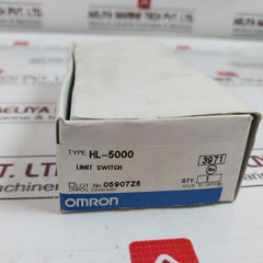 Omron Hl-5000 Economical Miniature Limit Switch Boasting Rigid Construction 5A 250Vac