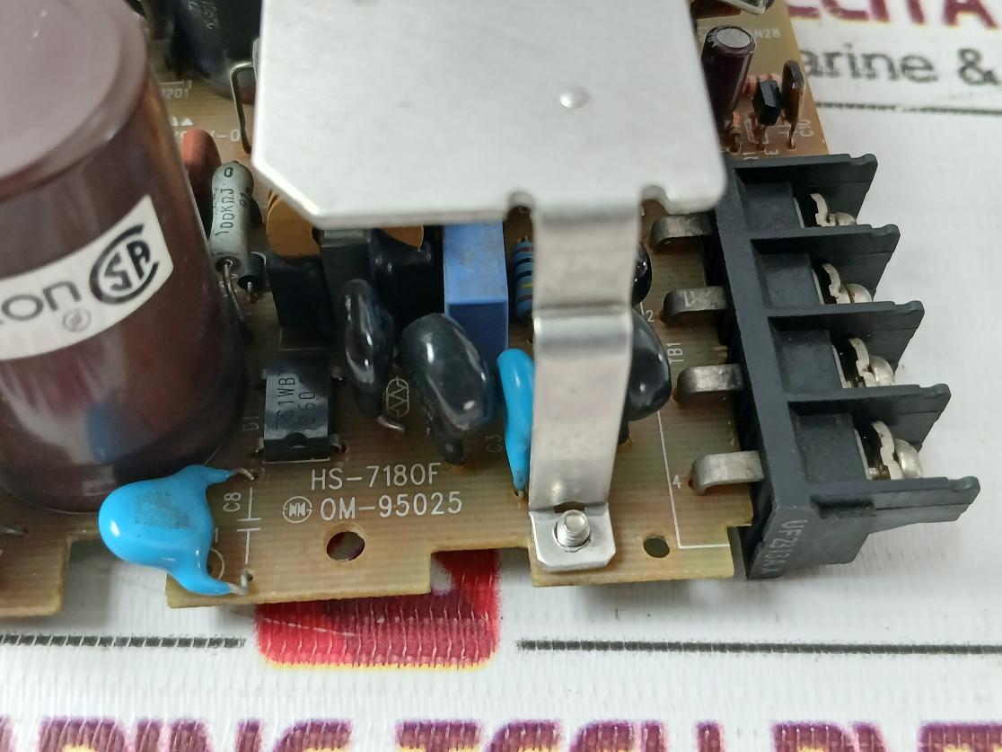 Omron Hs-7180F Power Supply Unit Ymx95V-0