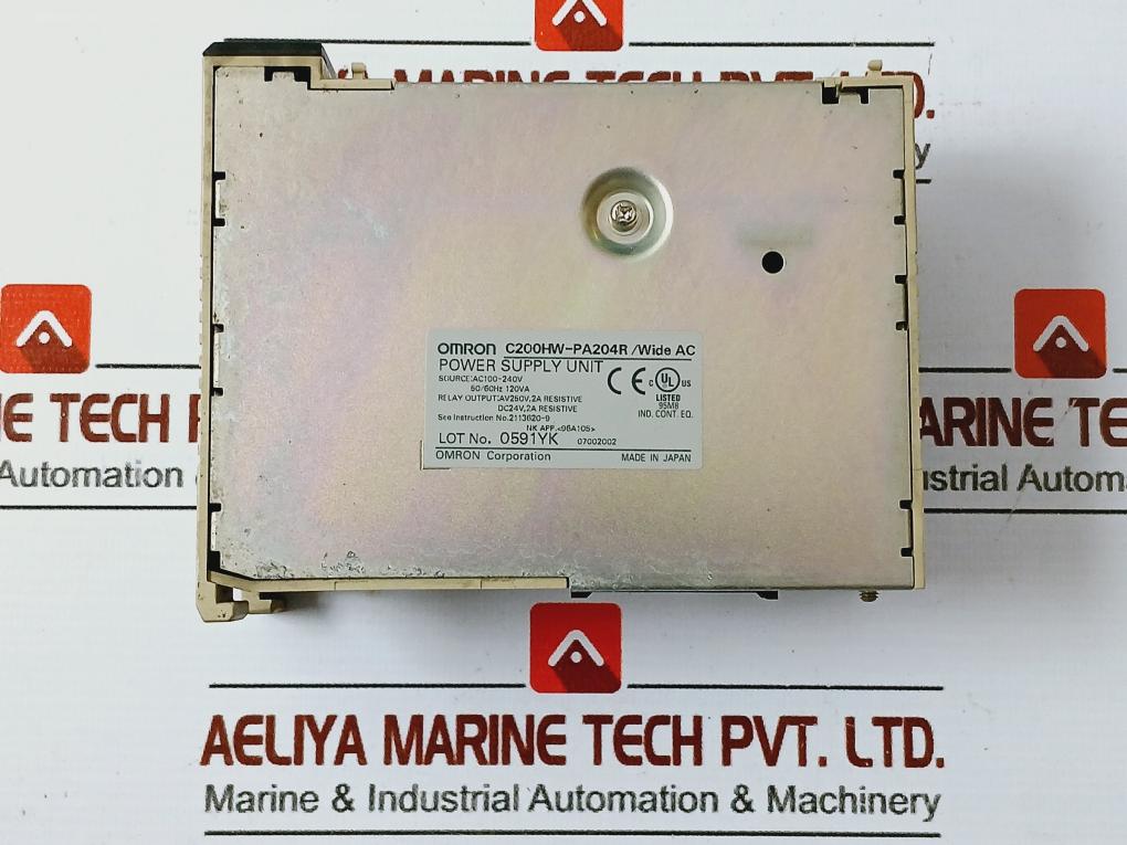 Omron Id212,0c222,c200he-cpu11,c200hw-pa204r Programmable Controller