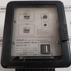 Omron K2Ca-r-s5 Overcurrent Relay 100/110/200/220Vac