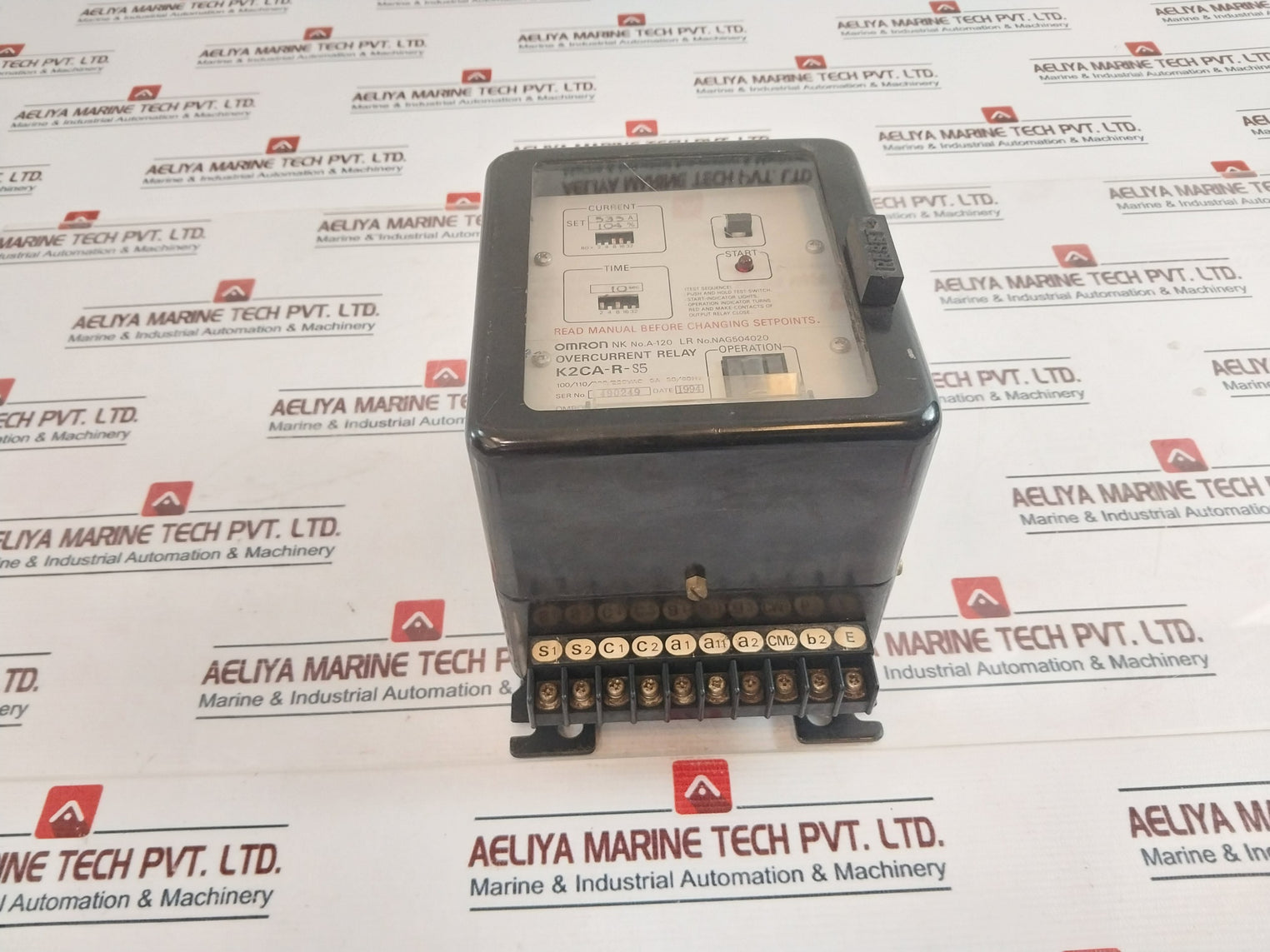 Omron K2Ca-r-s5 Overcurrent Relay 10 Sec , 50/60Hz