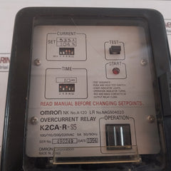 Omron K2Ca-r-s5 Overcurrent Relay 10 Sec , 50/60Hz