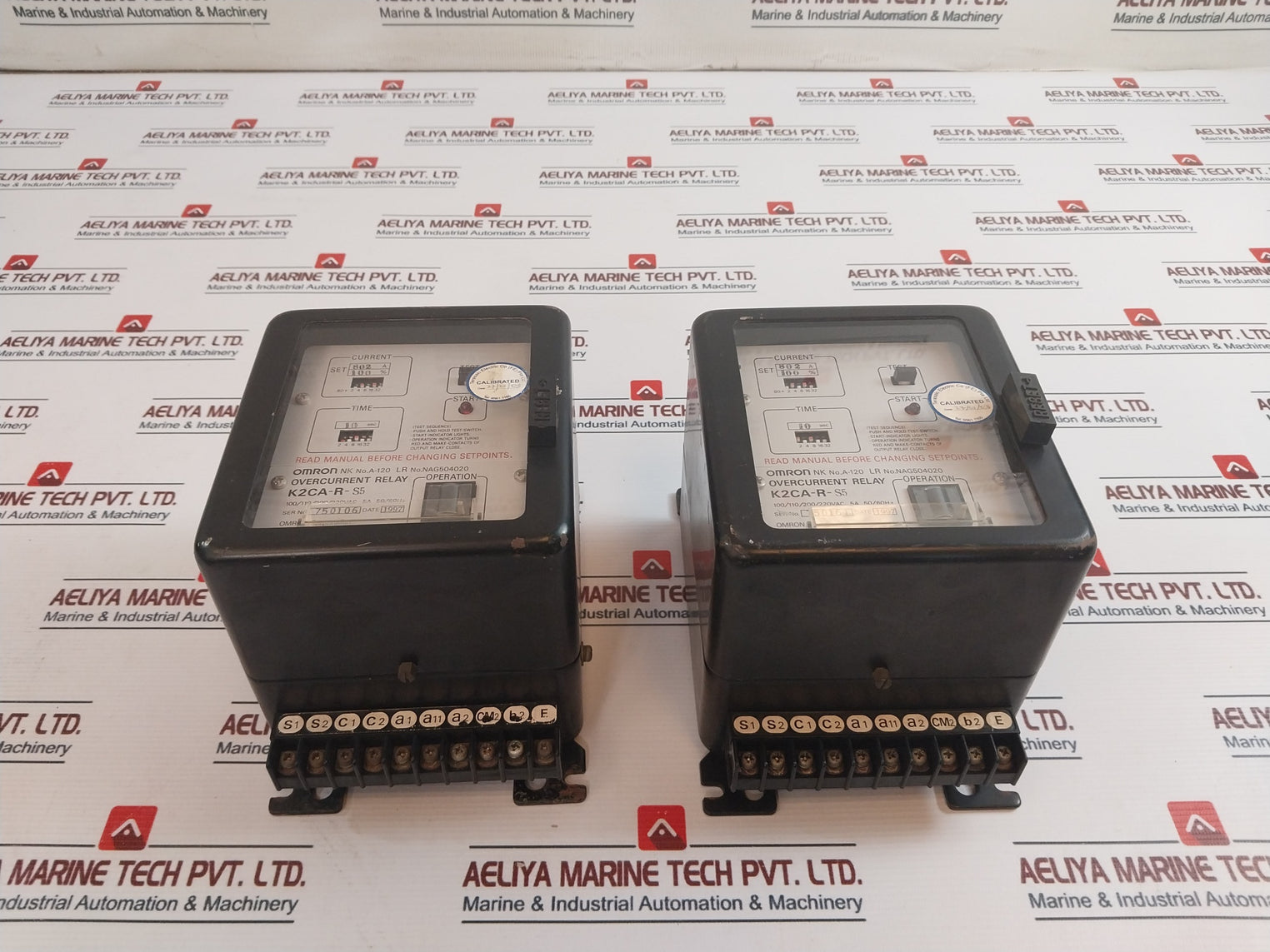 Omron K2Ca-r-s5 Overcurrent Relay Nag504020 5A 100/110/200/220Vac