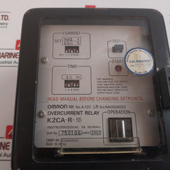 Omron K2Ca-r-s5 Overcurrent Relay Nag504020 5A 100/110/200/220Vac