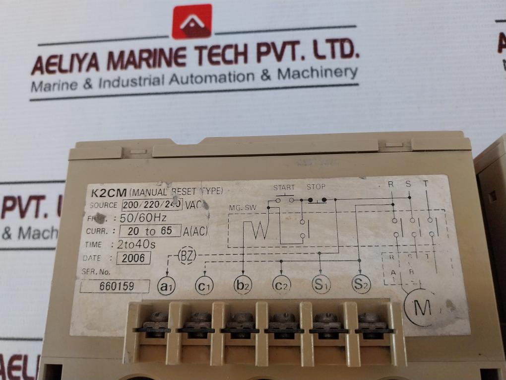 Omron K2Cm-q2M Motor Relay 2 To 40S 50/60Hz