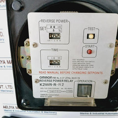 Omron K2Wr-r-r2 Reverse Power Relay 100-220Vac 5A 50/60Hz