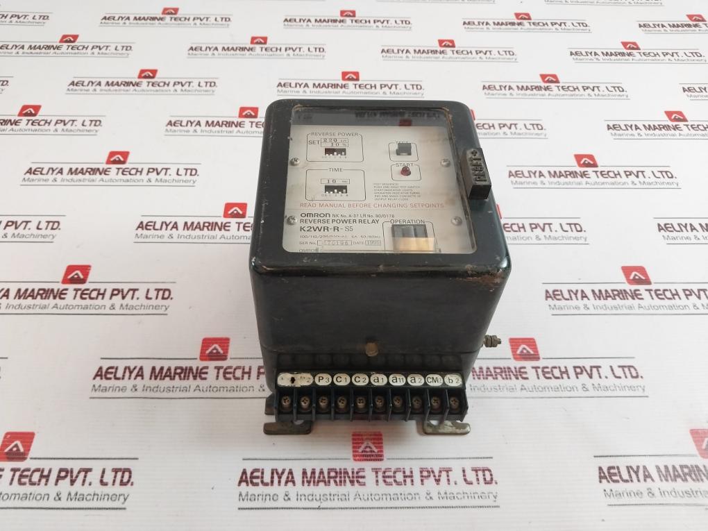 Omron K2Wr-r-s5 Reverse Power Relay 100/110/200/220Vac 5A 50/60Hz A-37