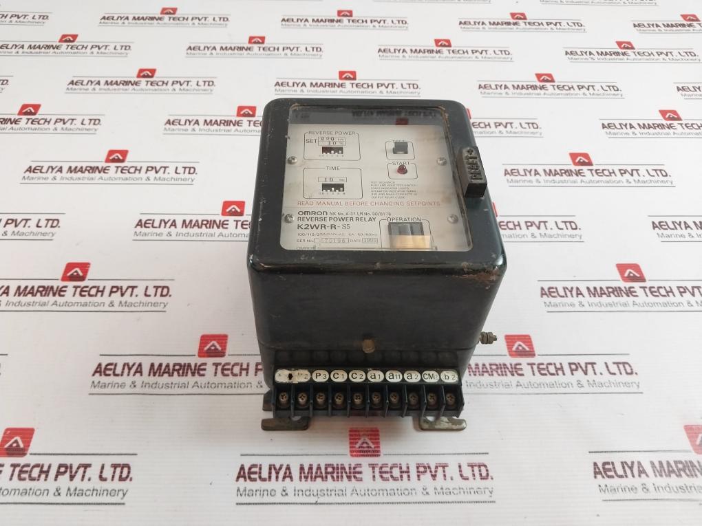 Omron K2Wr-r-s5 Reverse Power Relay 100/110/200/220Vac 5A 50/60Hz