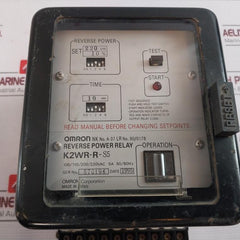 Omron K2Wr-r-s5 Reverse Power Relay 100/110/200/220Vac 5A 50/60Hz A-37