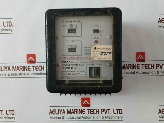 Omron K2Wr-r-s5 Reverse Power Relay 5A 50/60Hz