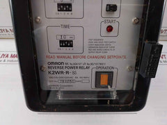 Omron K2Wr-r-s5 Reverse Power Relay 5A 50/60Hz 10 Sec