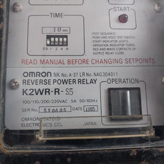 Omron K2Wr-r-s5 Reverses Power Relay 10 Sec