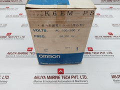 K6Em-ps Omron 100/200Vac 50/60Hz Multi Channel Earth Leakage Relay