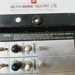 Omron K6Em-ps Multi-channel Earth Leakage Relay 100/200Vac 50/60Hz