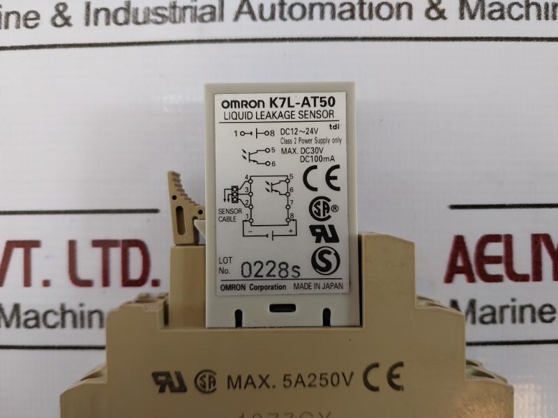 Omron K7l-at50 Liquid Leakage Sensor Dc12~24v